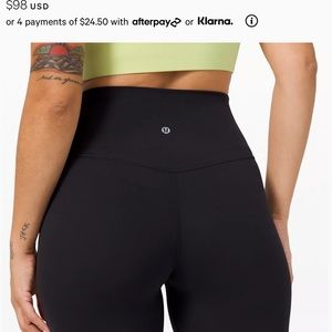 Lululemon Align High-Rise leggings 28"